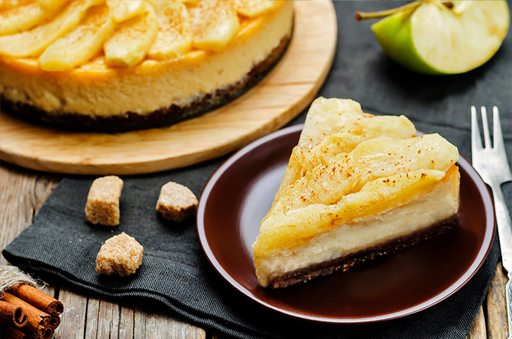 Curso apple cheesecake Apple cheesecake